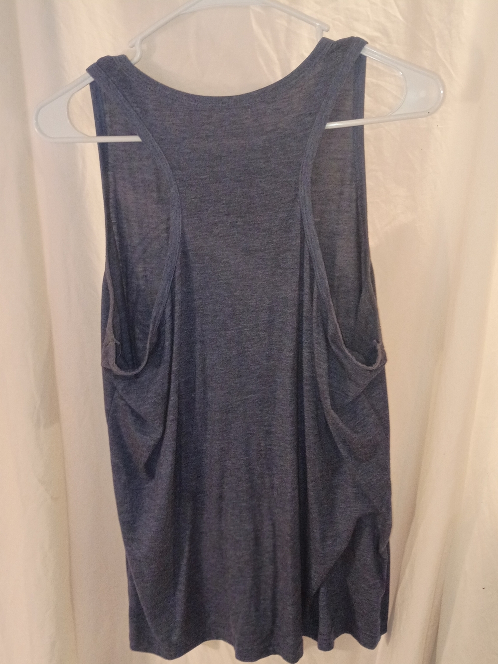 Have The Day You Deserve Graphic Tank Top - Dark Blue Heather - Picture 3 of 3